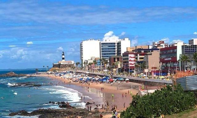 Apartamento Flat Avenida Oceanica Barra Salvador de Bahía Exterior foto